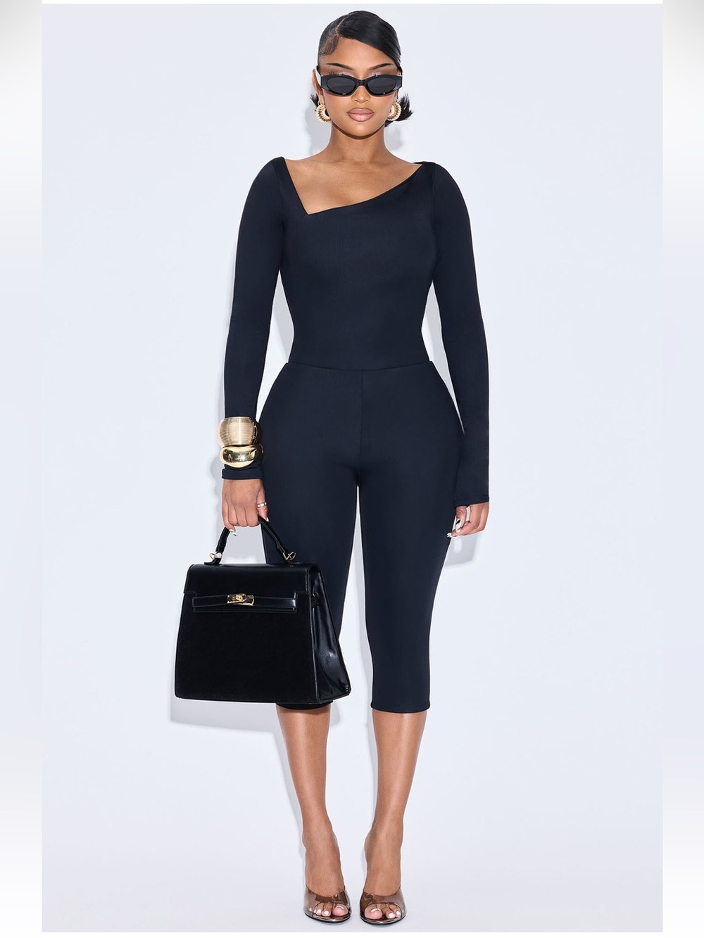 Darcie Double Lined Capri Pant Set
